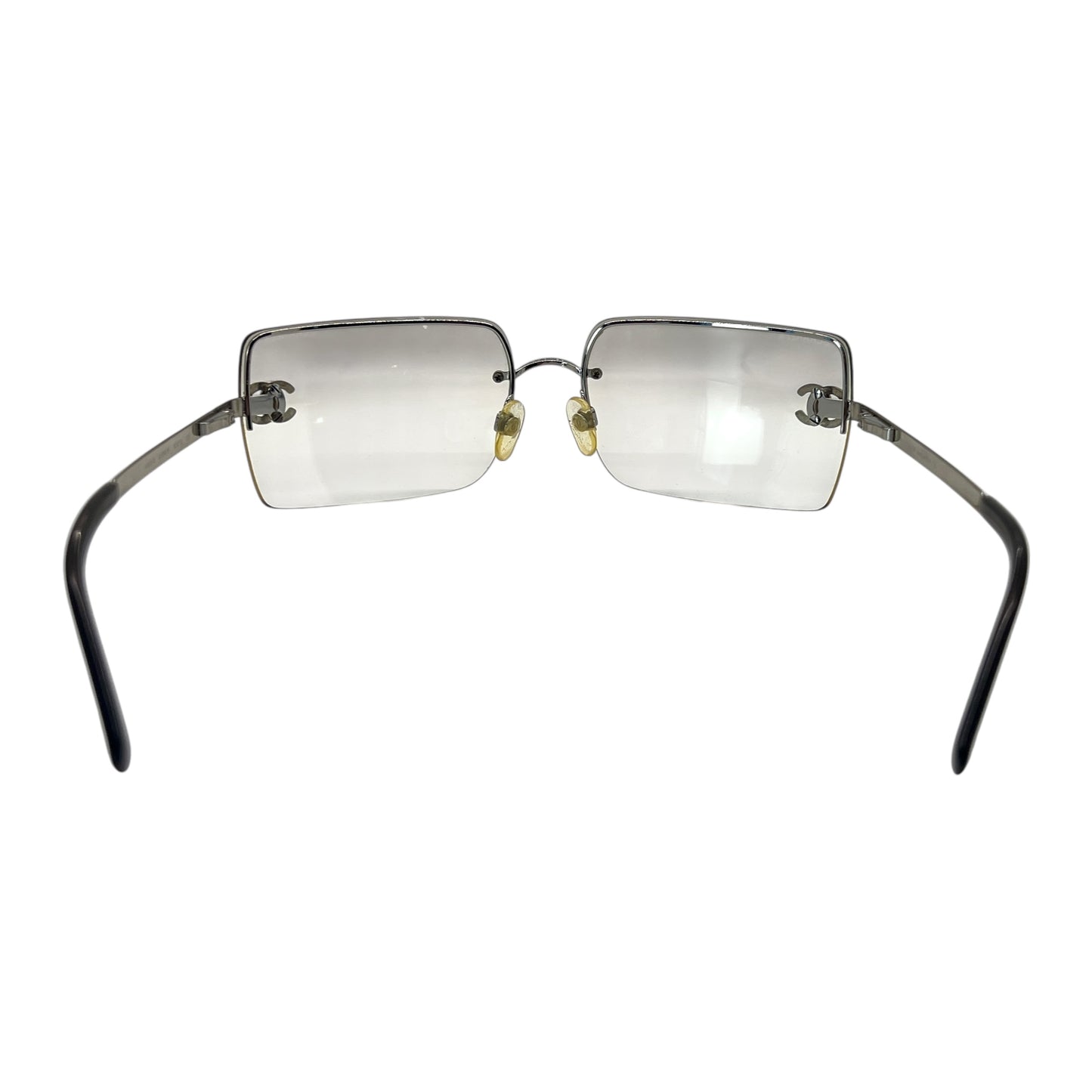 Chanel Vintage CC Rhinestone Logo Sunglasses