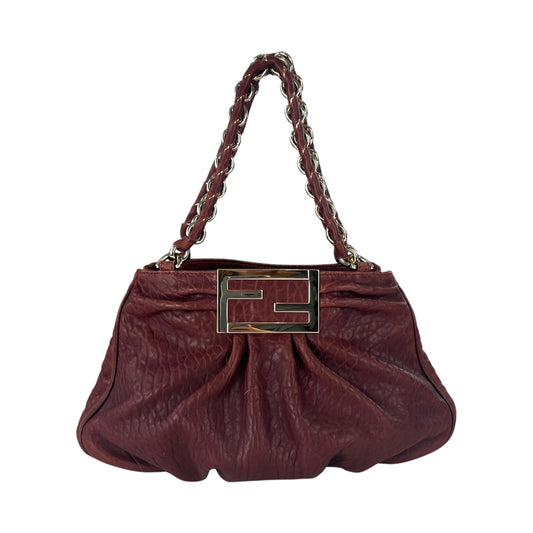 Fendi Mia Leather Shoulder Bag