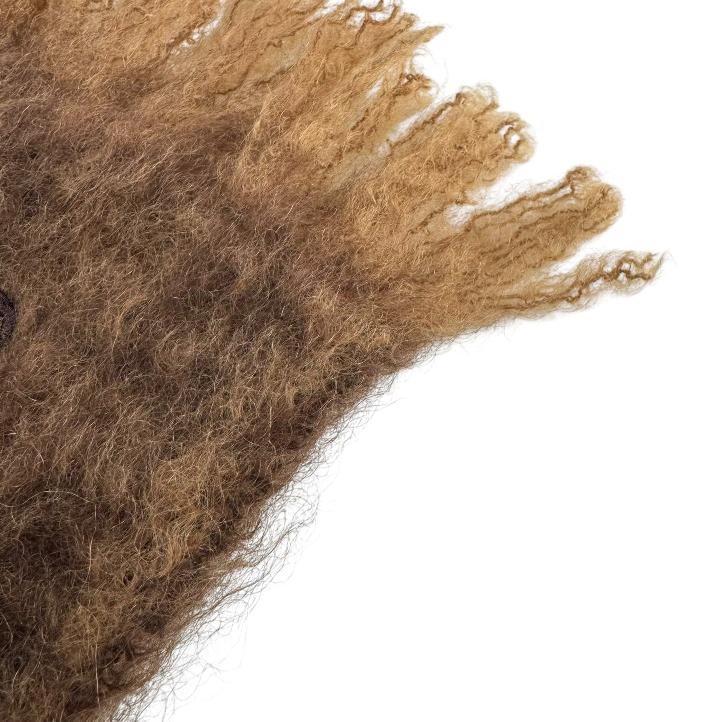 Loewe Brown Mohair & Wool Scarf