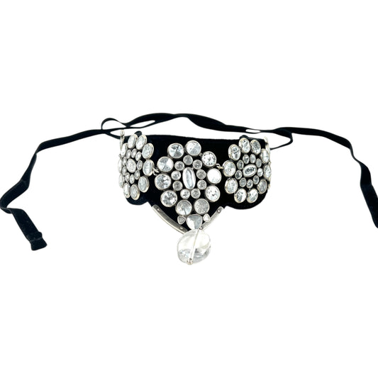 YSL Vintage Tom Ford Velvet Plate Choker