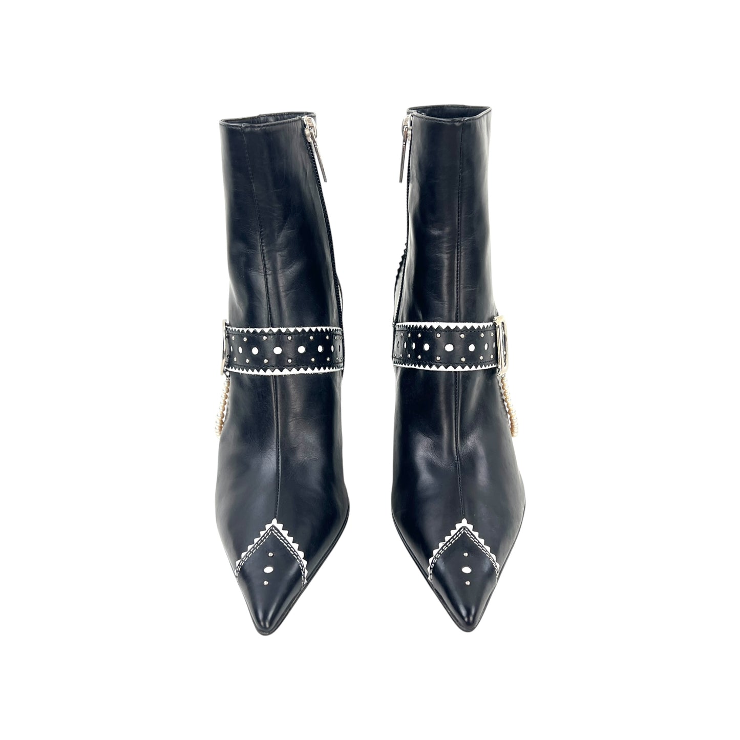 Dior John Galiano D’Trick Pearl Heeled Booties