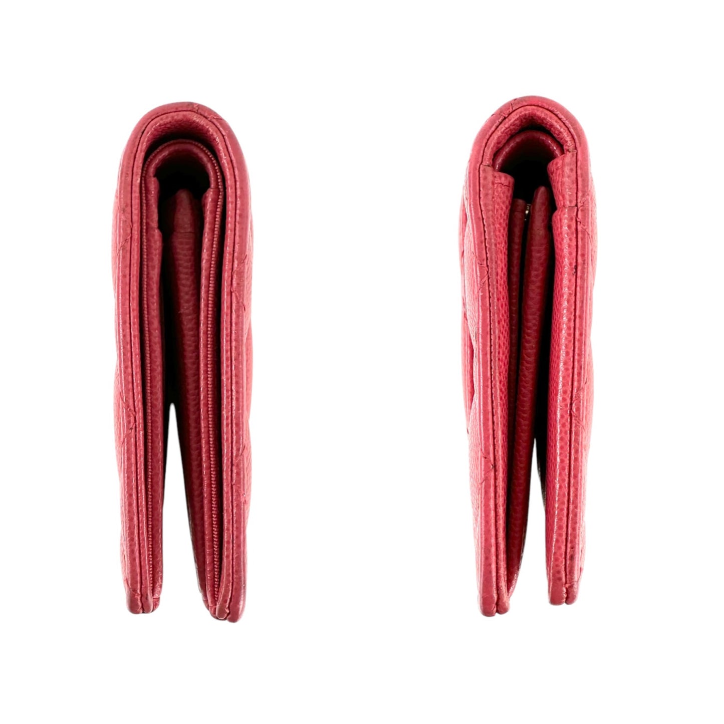 Chanel Matelasse Caviar Leather Long Bifold Wallet