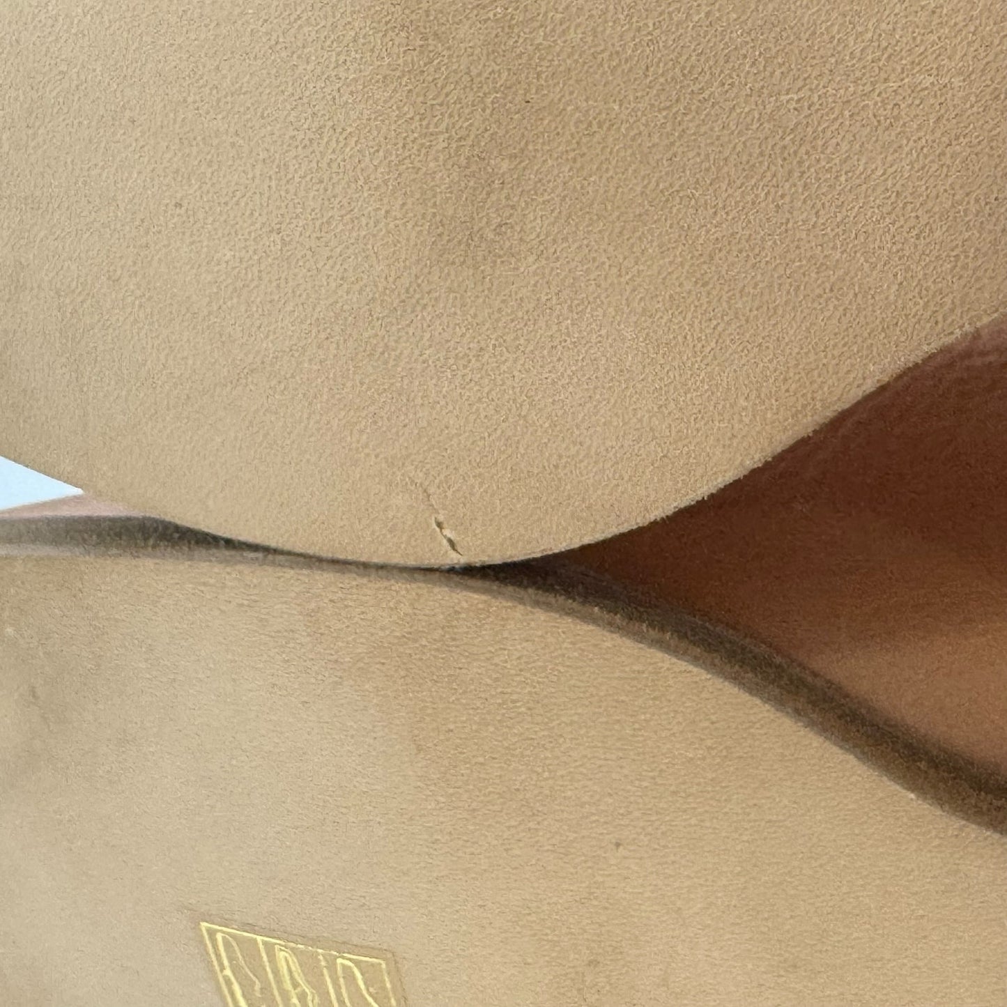 Prada Camel High Leather Boots
