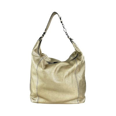 Bottega Veneta Metallic Leather Hobo Shoulder Bag