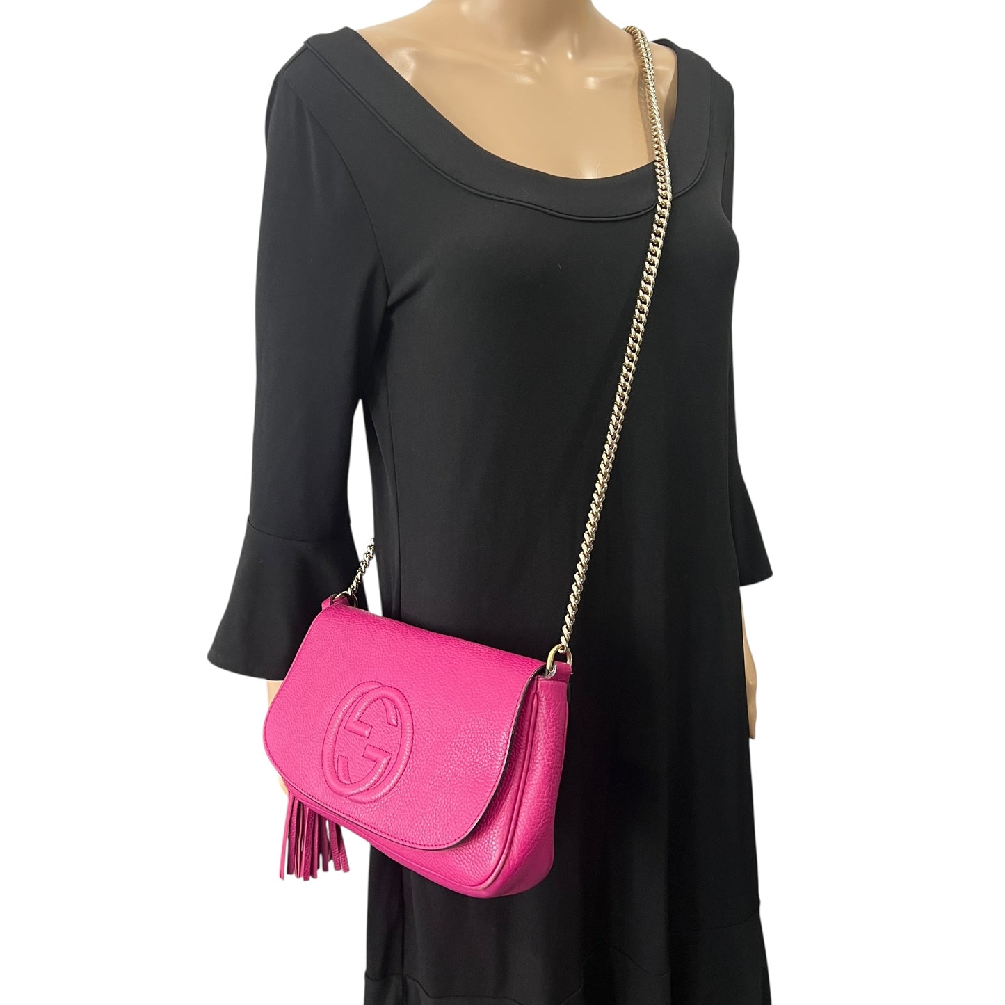 Gucci Soho Fringe Chain Shoulder Bag