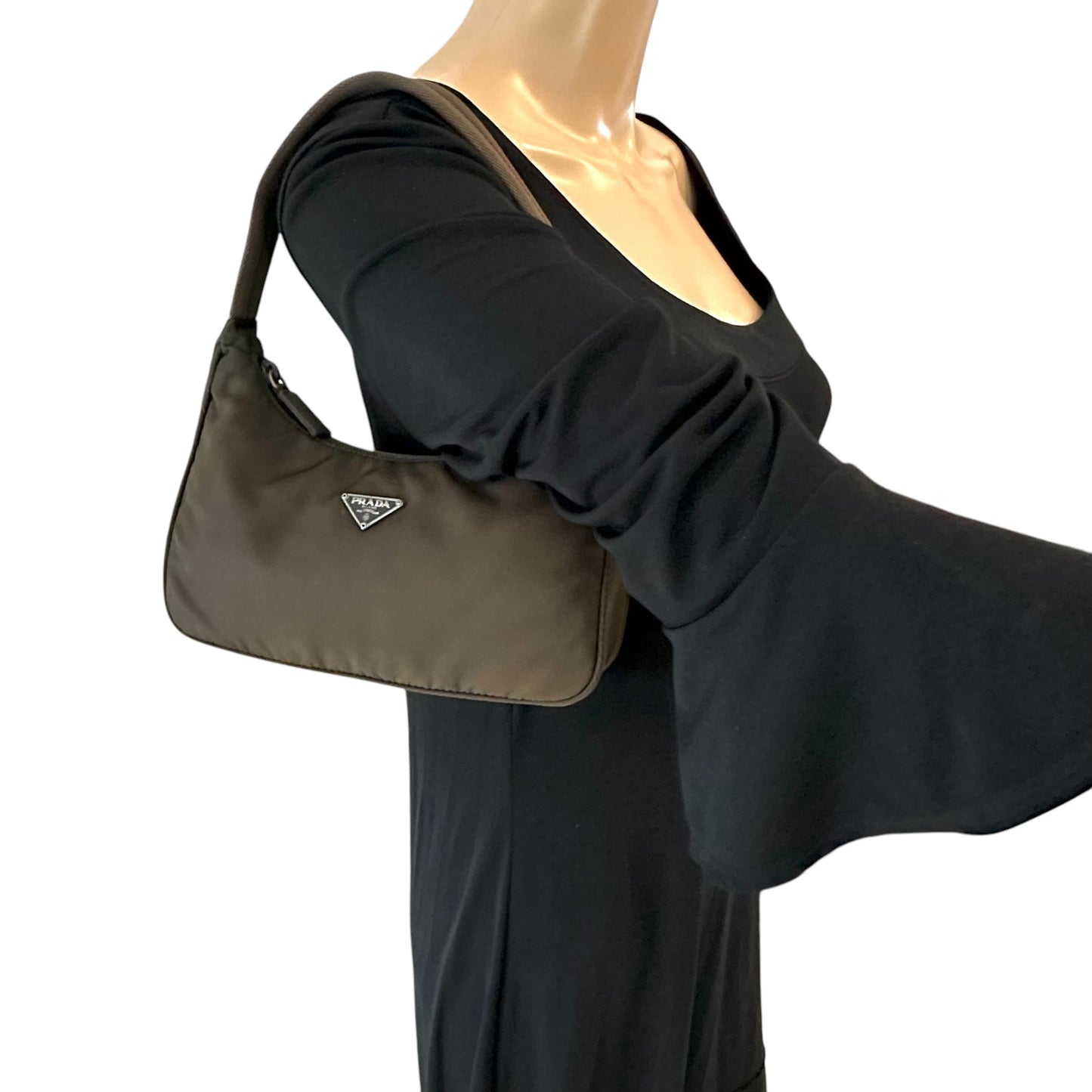 Prada Tessuto Nylon Pochette Bag