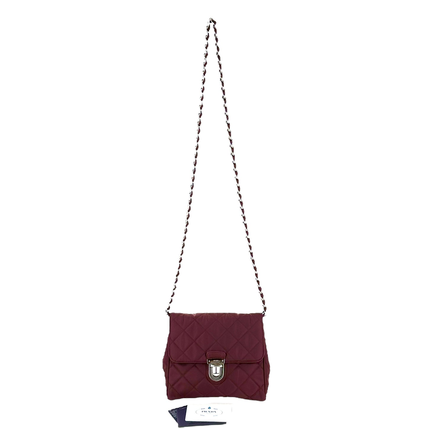 Prada Tessuto Nylon Quilted Crossbody Bag