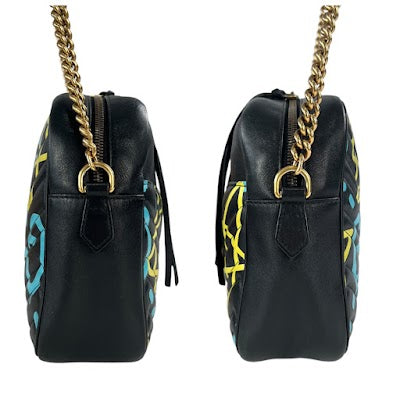 Gucci Marmont Ghost Leather Crossbody Bag