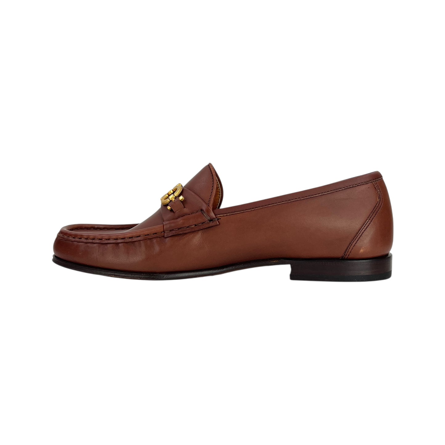 Ferragamo Gancini Leather Loafers