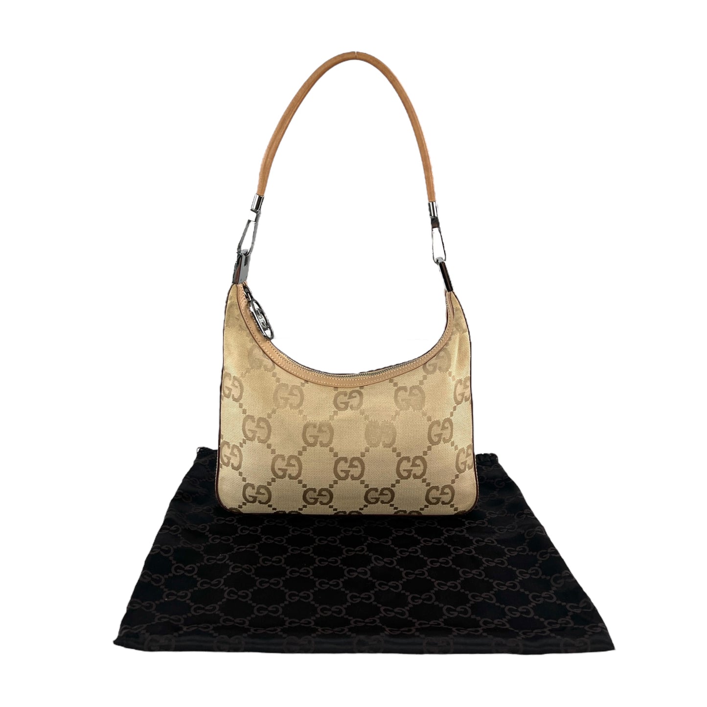 Gucci Jumbo GG Hobo Shoulder Bag