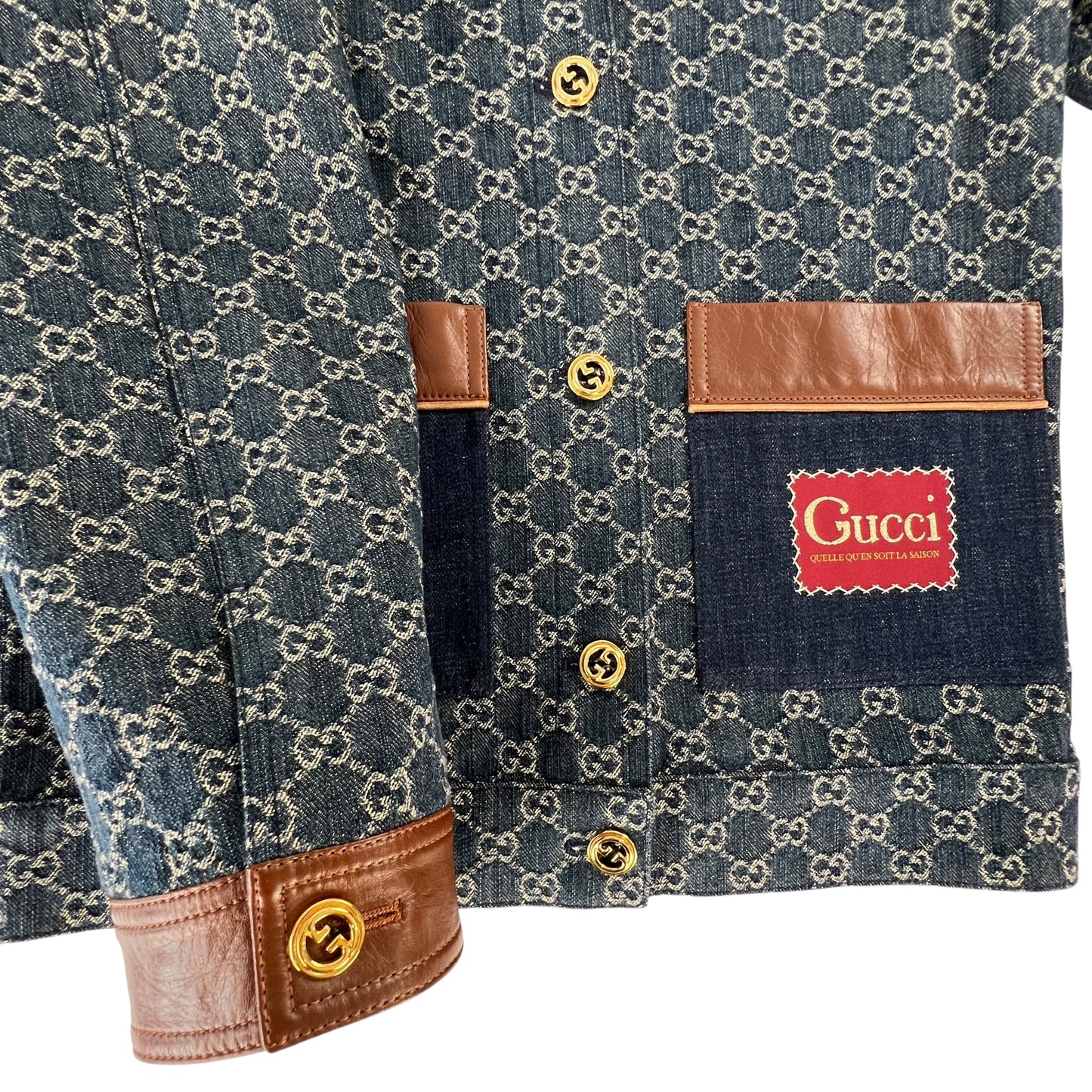 Gucci Monogram Denim Jacket