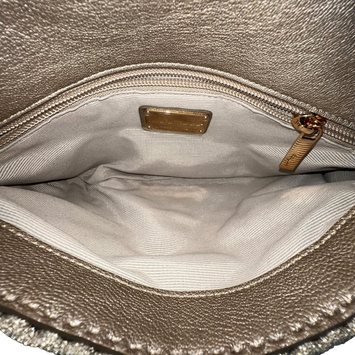 Ferragamo Puff Stitch Two-Way Chain Shoulder Bag