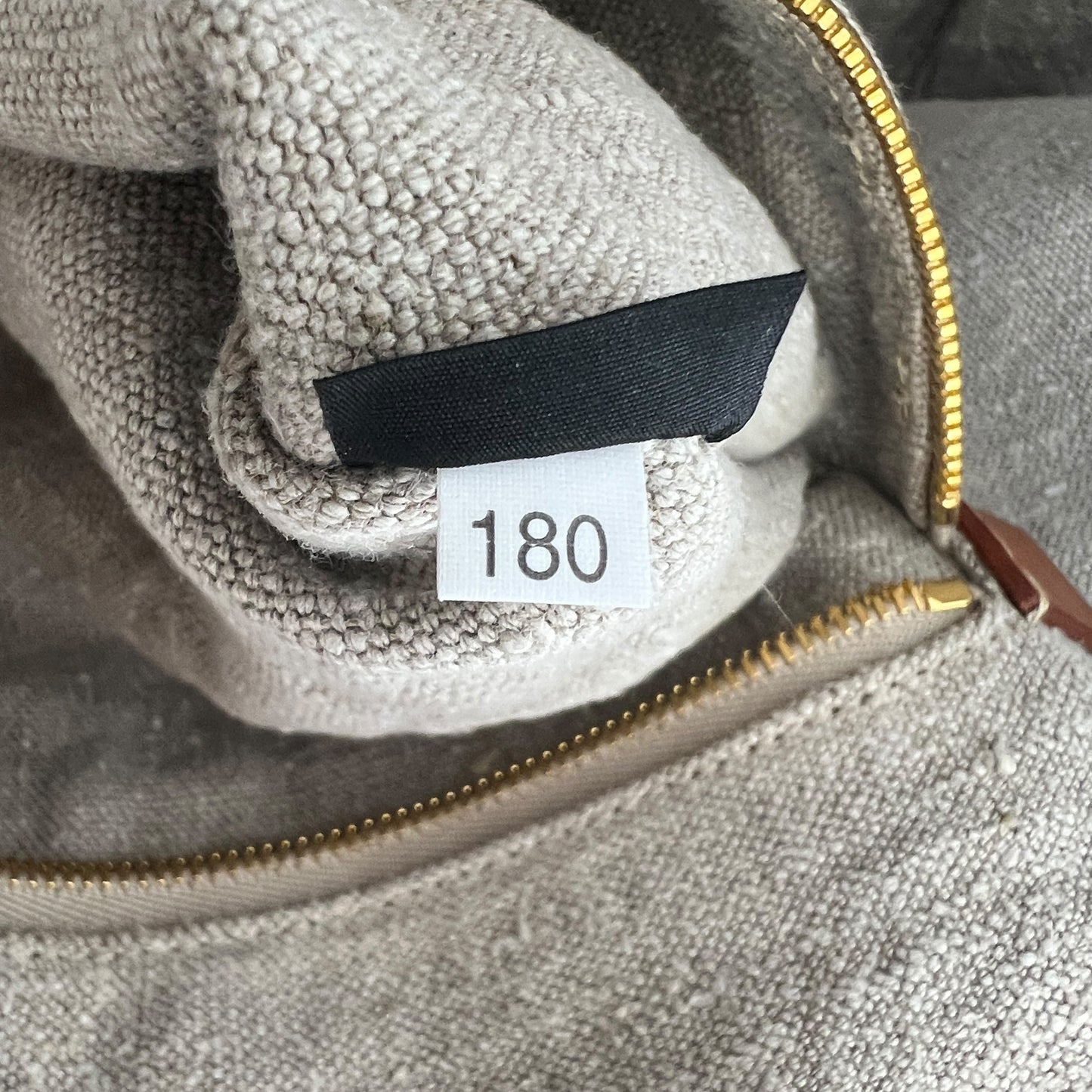 Prada Striped Canapa Tote Bag