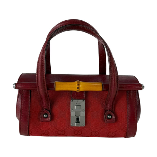 Gucci Monogram Bamboo Mini Handbag