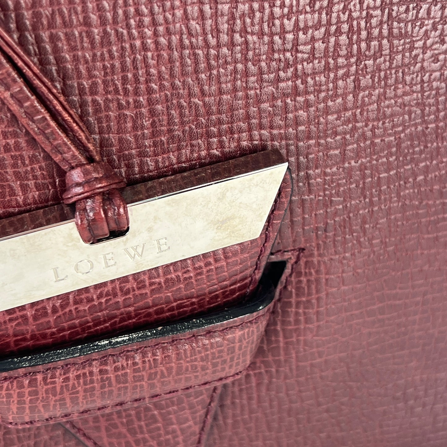 Loewe Barcelona Leather Handbag