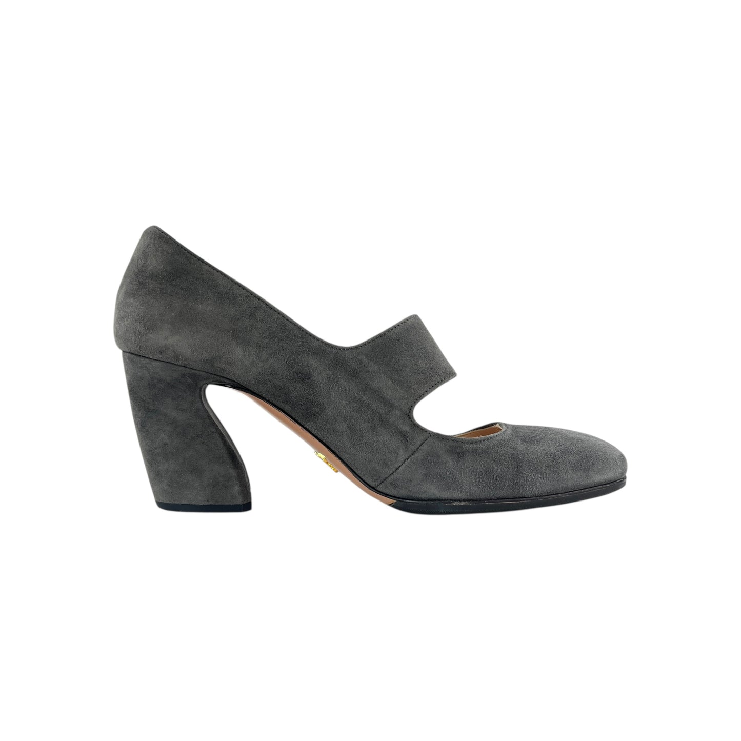 Prada Button Suede Pumps