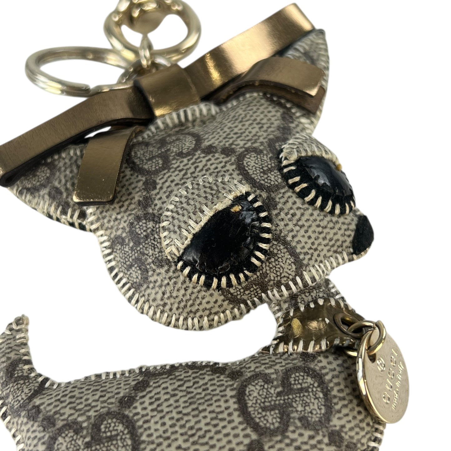 Gucci Monogram Chihuahua Bag/Key Charm