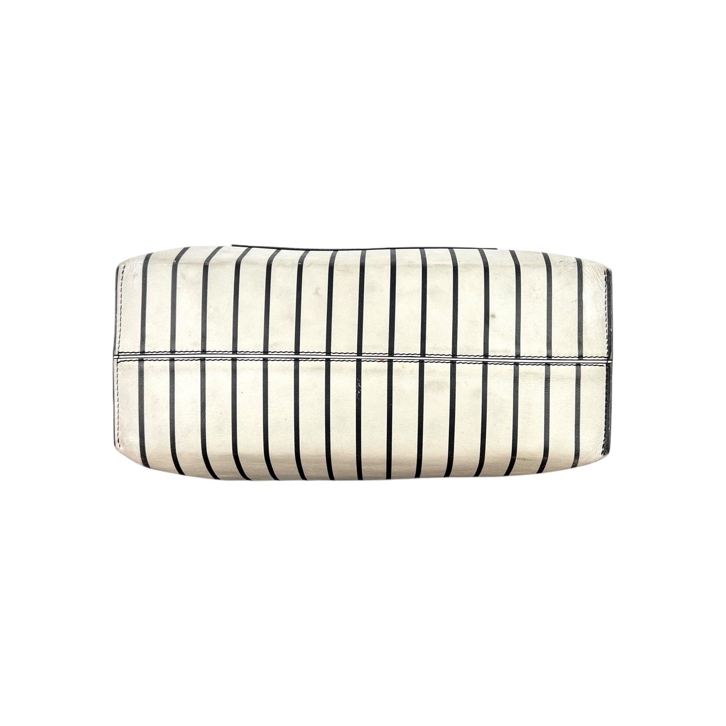 Loewe Anagram Leather Striped Tote Bag