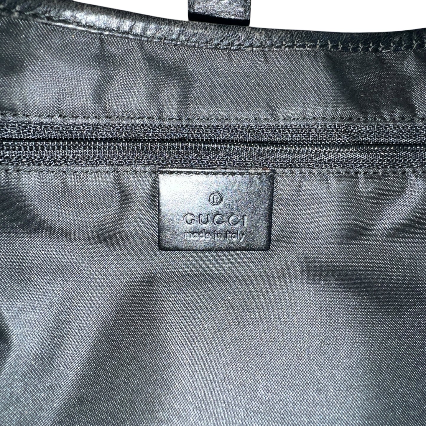 Gucci Monogram Canvas Jackie Handbag