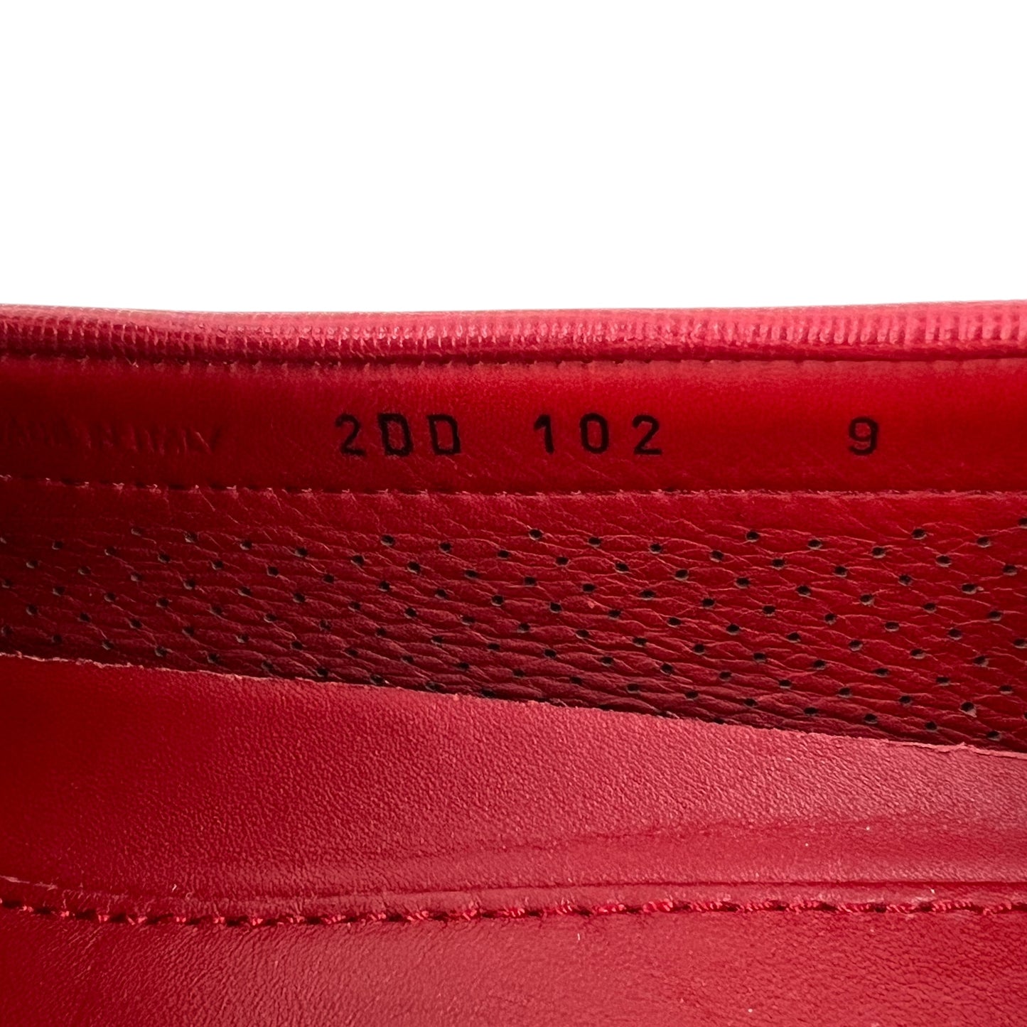 Prada Perforated Saffiano Leather Loafers