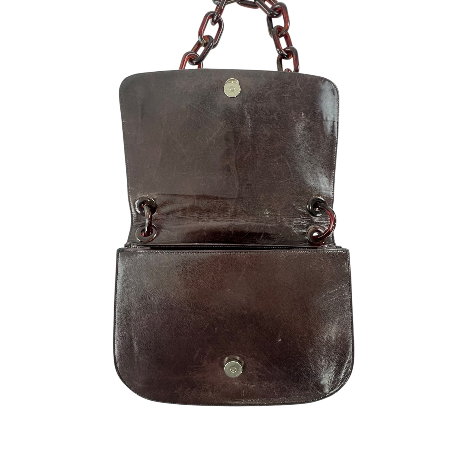 Prada Acrylic Chain Shoulder Bag