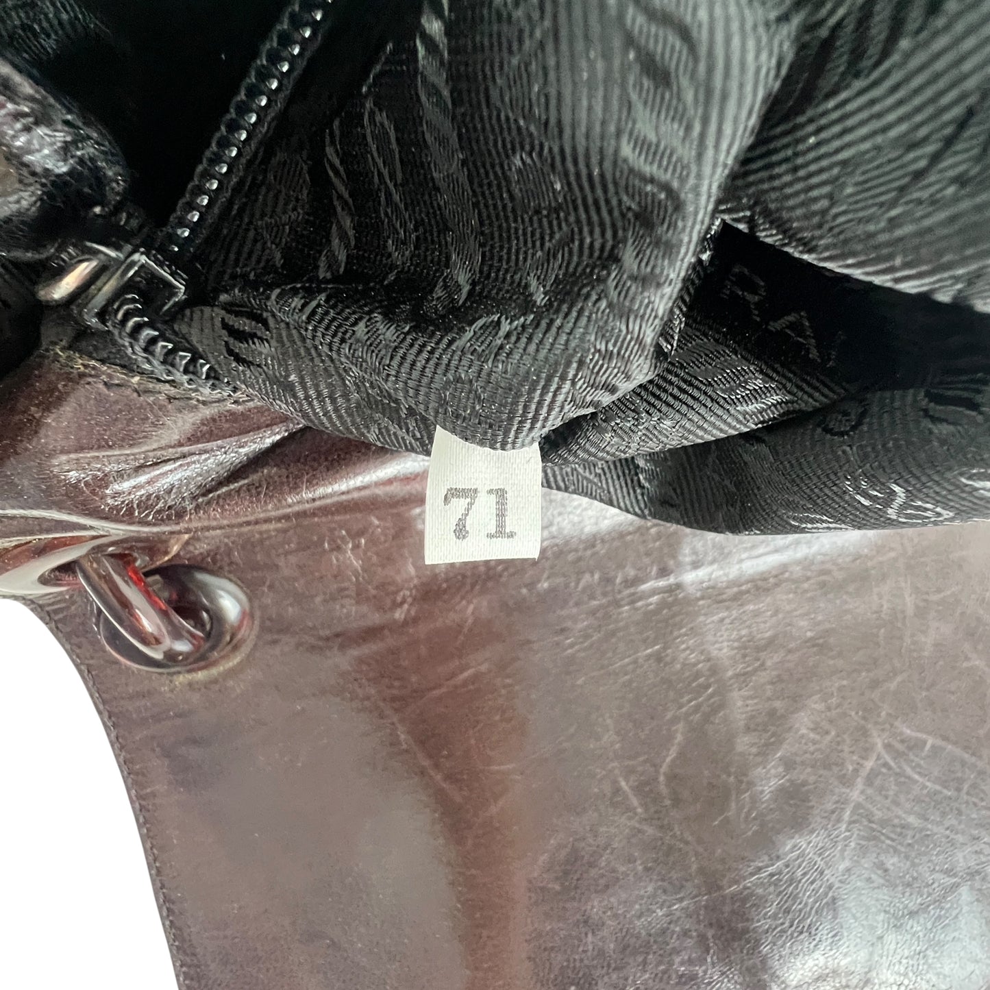 Prada Acrylic Chain Shoulder Bag