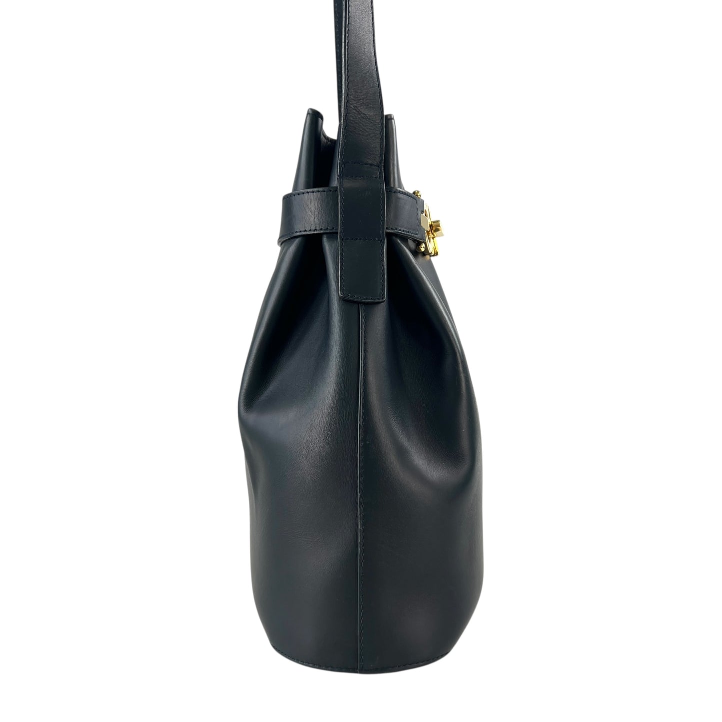 Ferragamo Vintage Leather Bucket Bag