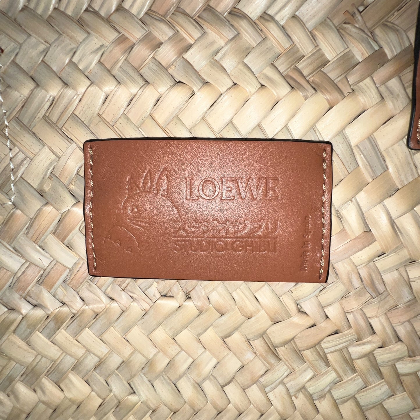 Loewe x Studio Ghibli Raffia Basket Bag