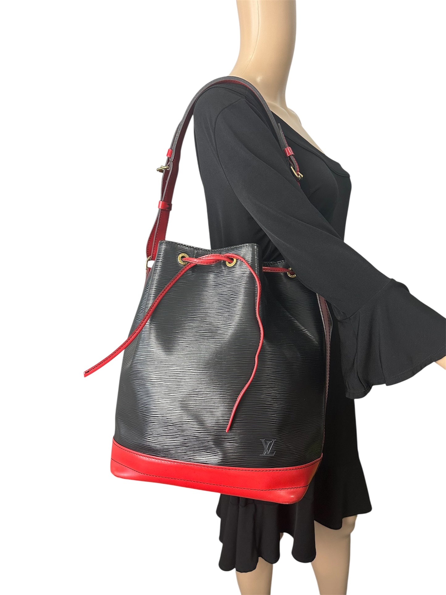 Louis Vuitton Epi Noe Bucket Bag