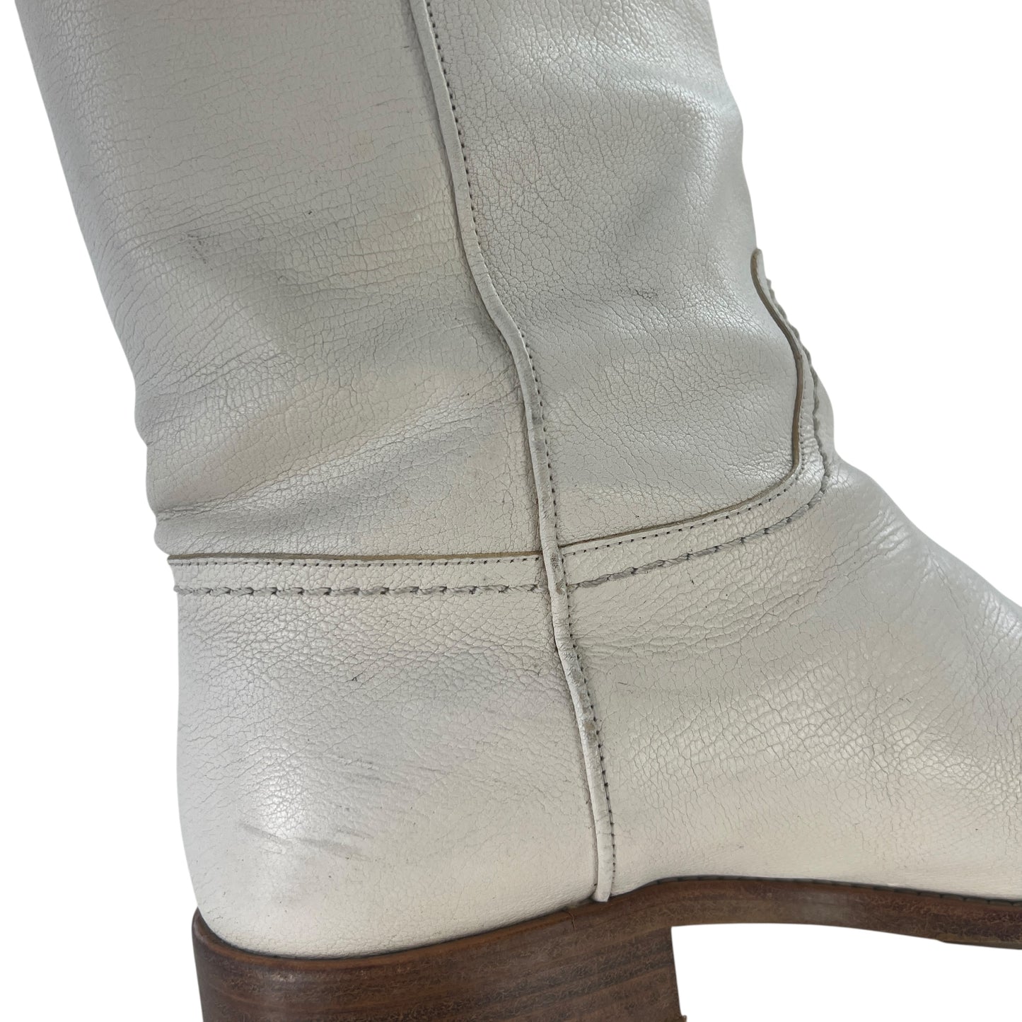 Chanel CC Leather Short Cowboy Boots