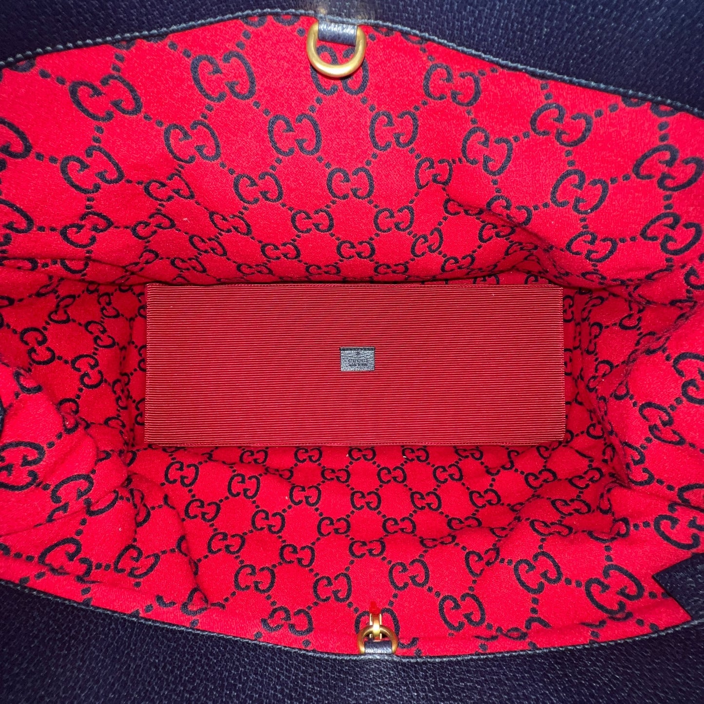 Gucci Monogram Wool Tote Bag