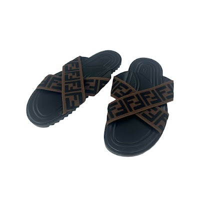 Fendi Zucca Slides