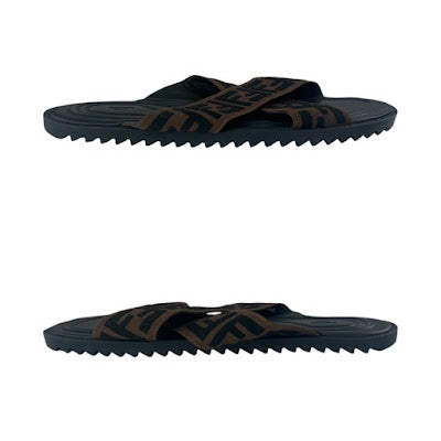 Fendi Zucca Slides