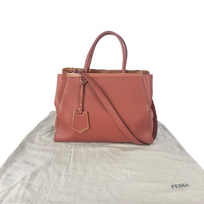 Fendi 2Jour Leather Two-Way Bag