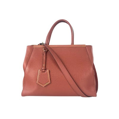 Fendi 2Jour Leather Two-Way Bag