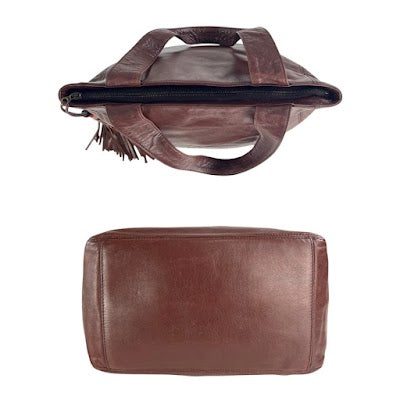 Chanel Lambskin Leather Tassel Tote Bag