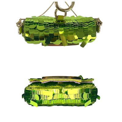 Fendi Nano Sequin Baguette Bag