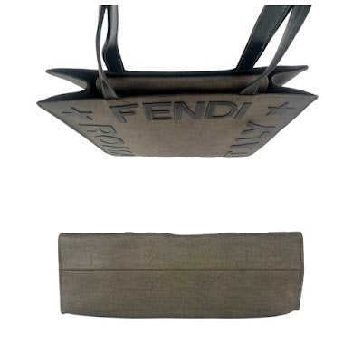 Fendi Vintage Coated Canvas Tote Bag