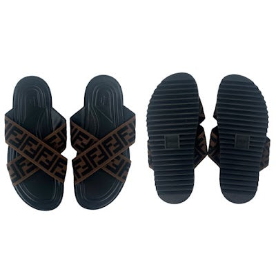 Fendi Zucca Slides