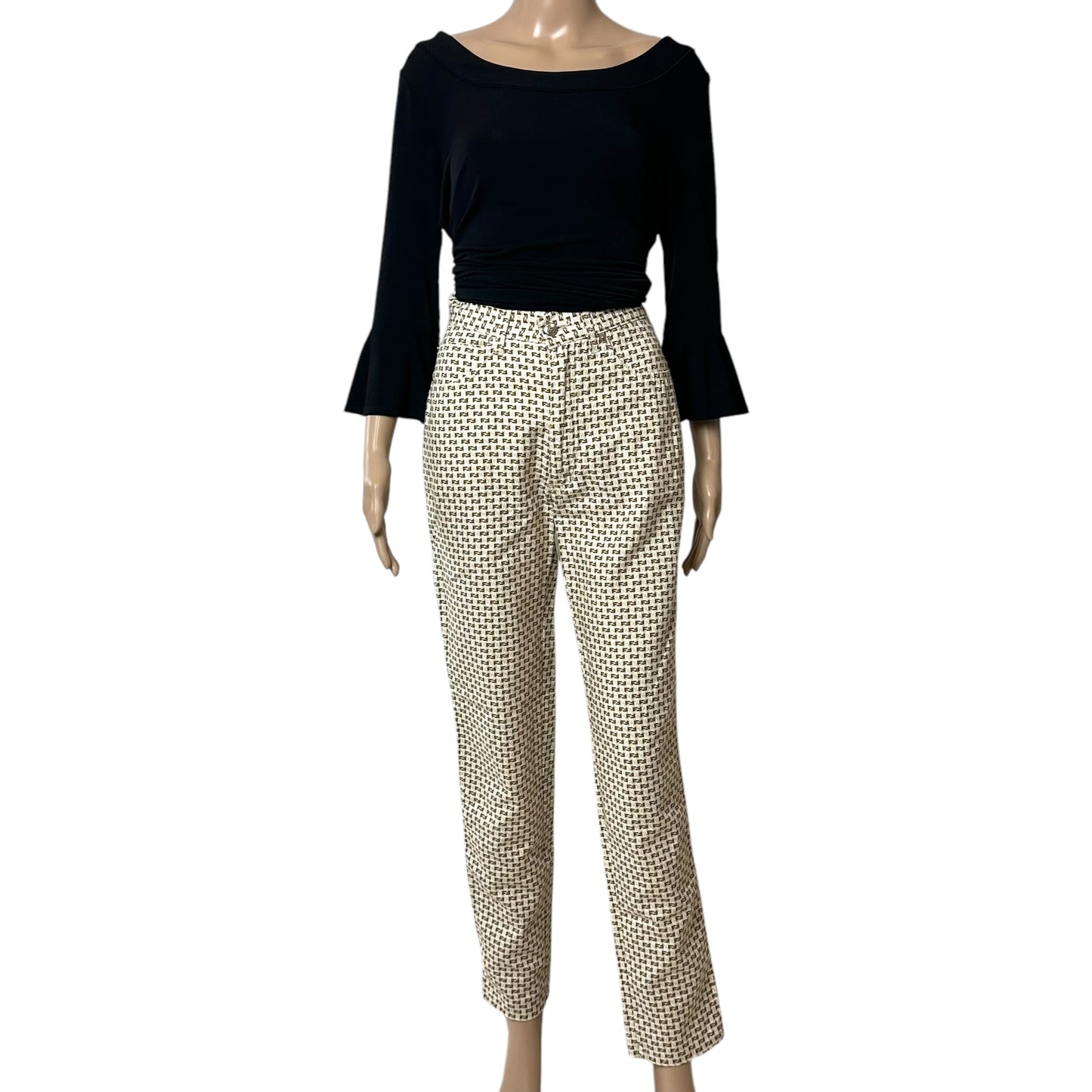 Fendi Vintage Zucchino High-Waisted Pants