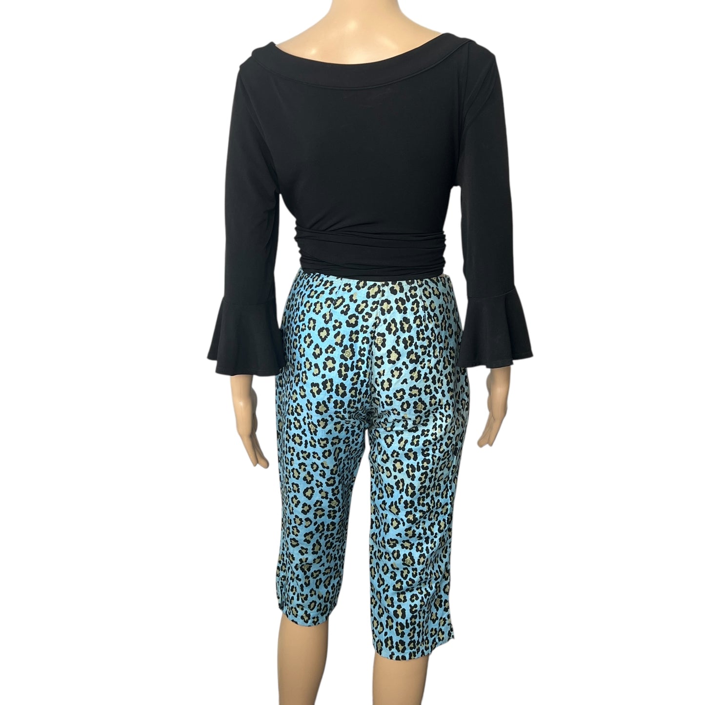 Fendi Vintage Leopard Print Capris