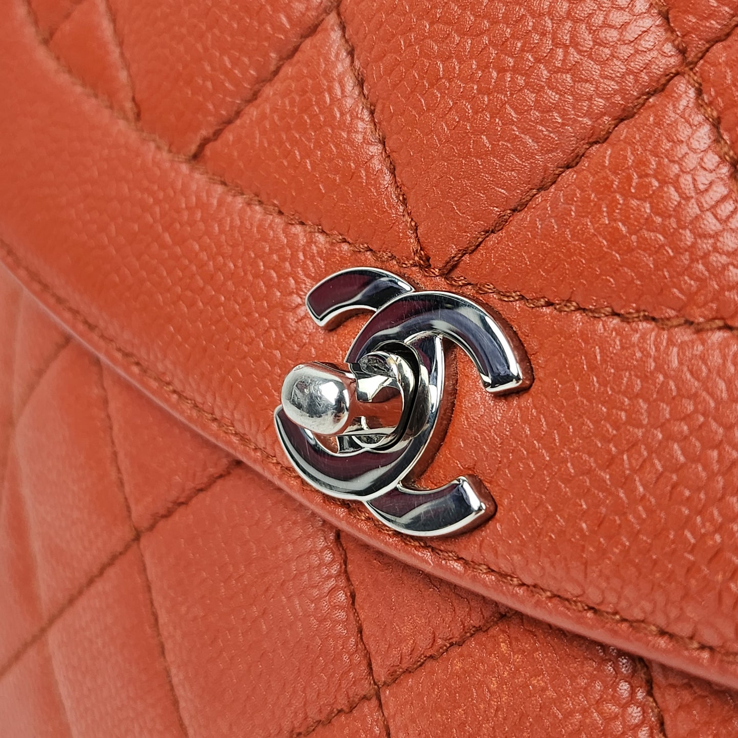 Chanel Matelasse Caviar Leather Shoulder Bag