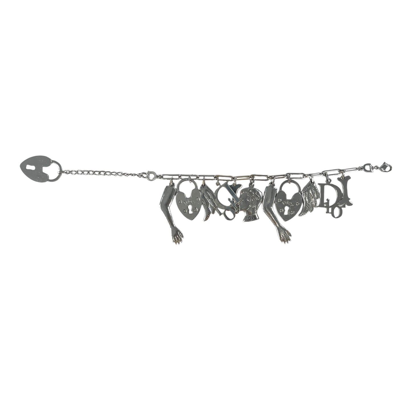Dior Vintage Galliano Charm Bracelet