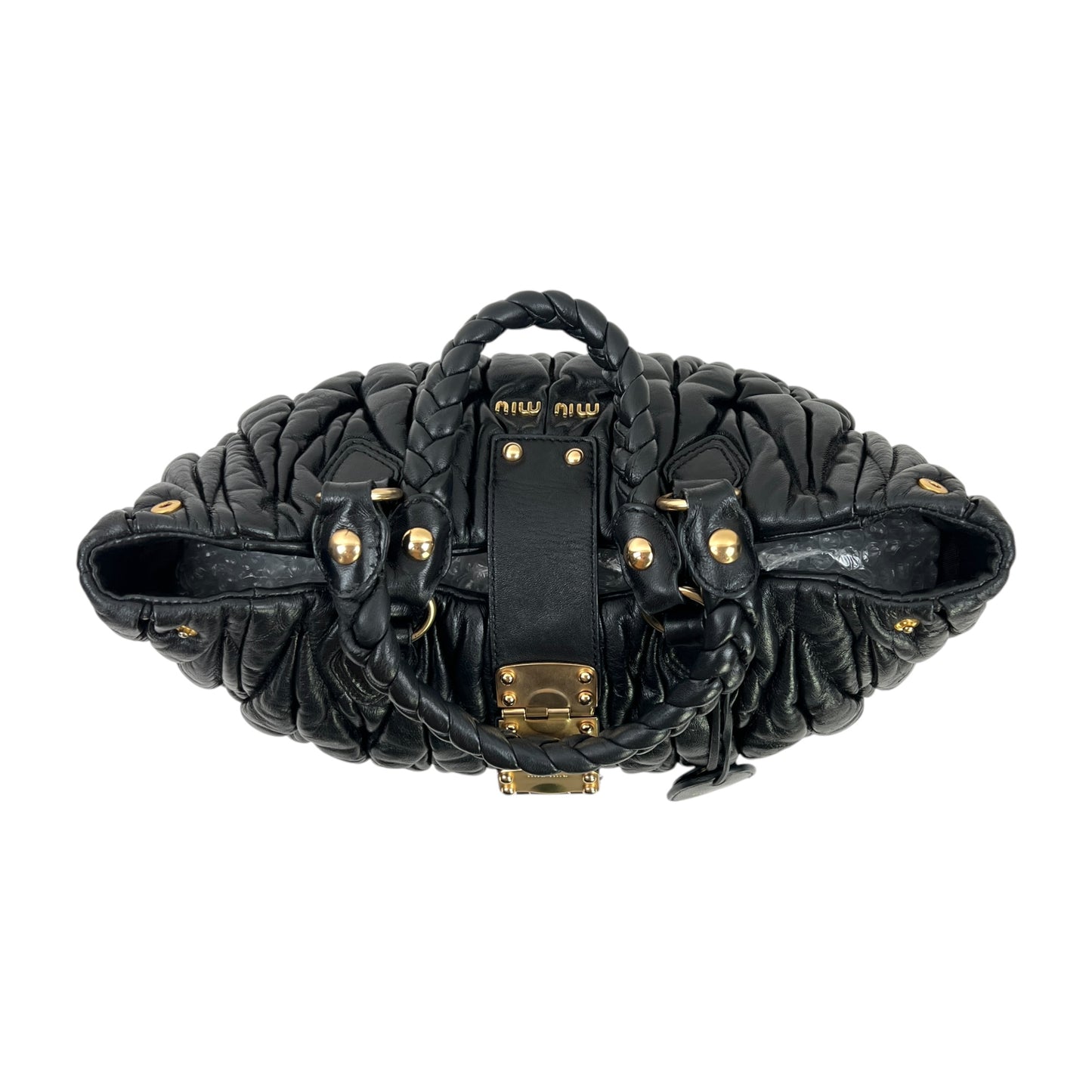 Miu Miu Matelassé Nappa Gaufre Leather Two-Way Bag