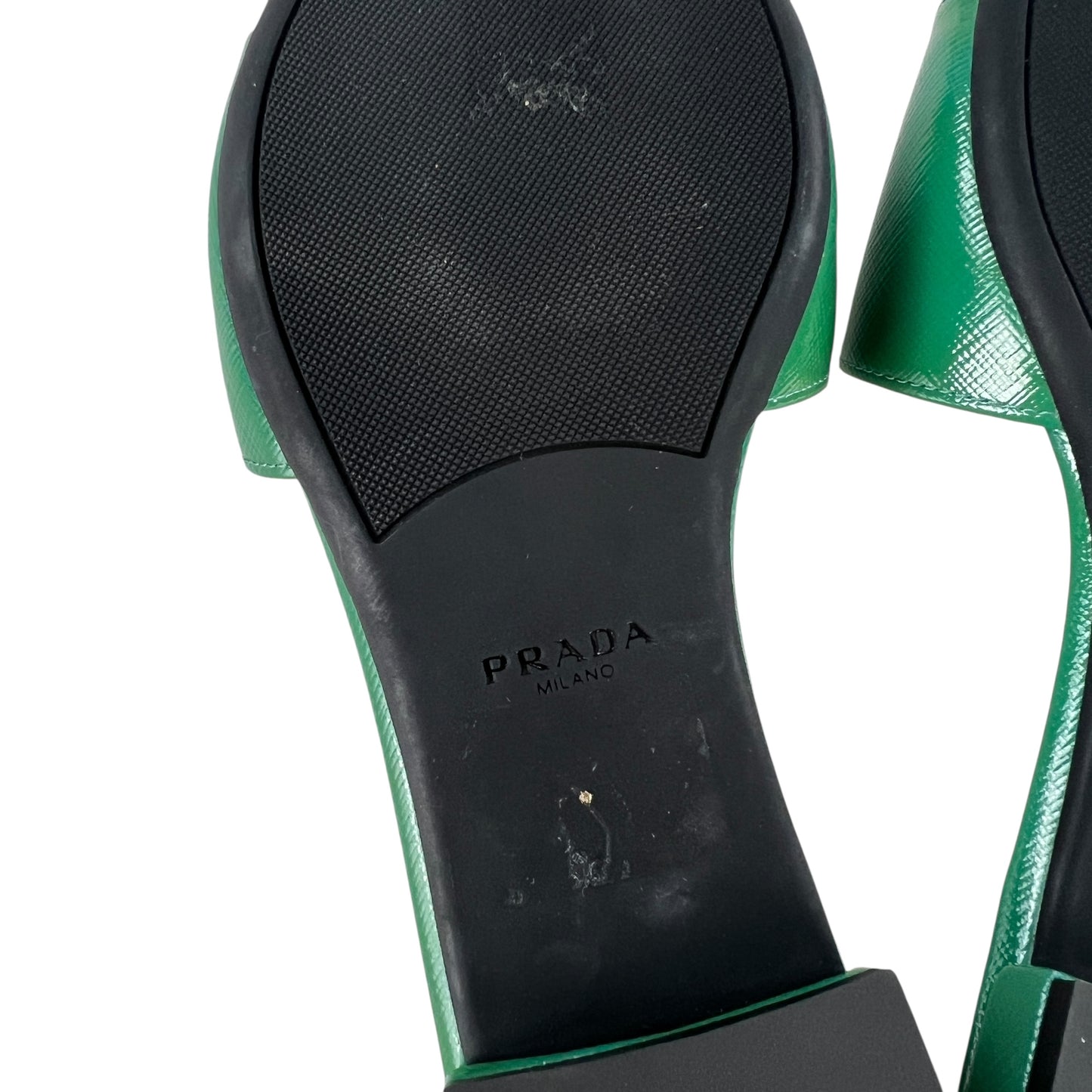 Prada Saffiano Leather Sandals
