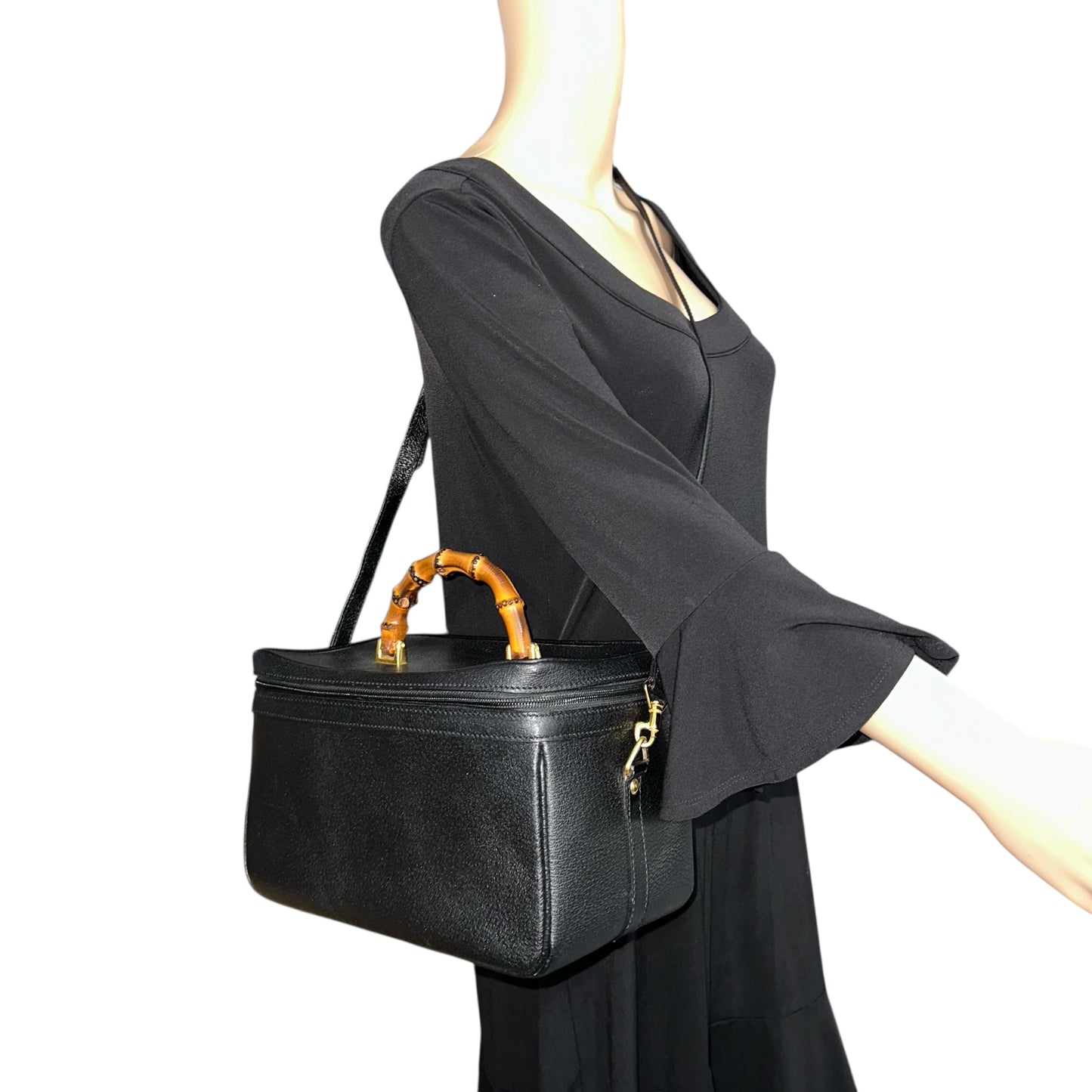 Gucci Vintage Bamboo Vanity Bag