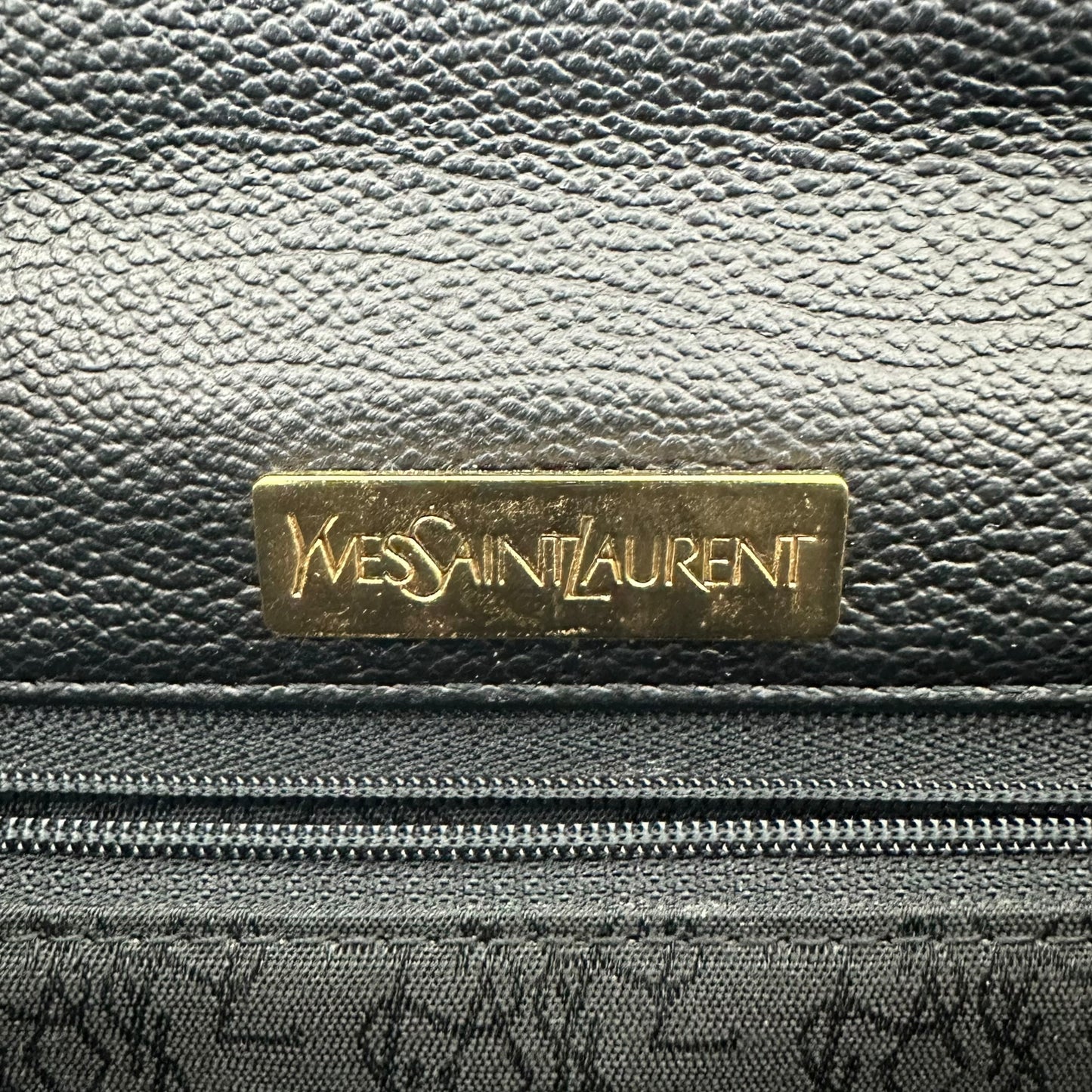 YSL Vintage Leather Top Handle Bag