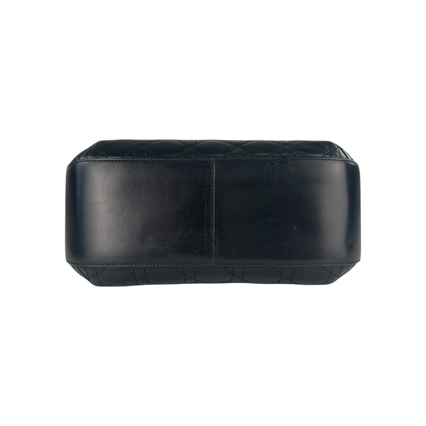Dior Vintage Cannage Leather Shoulder Bag