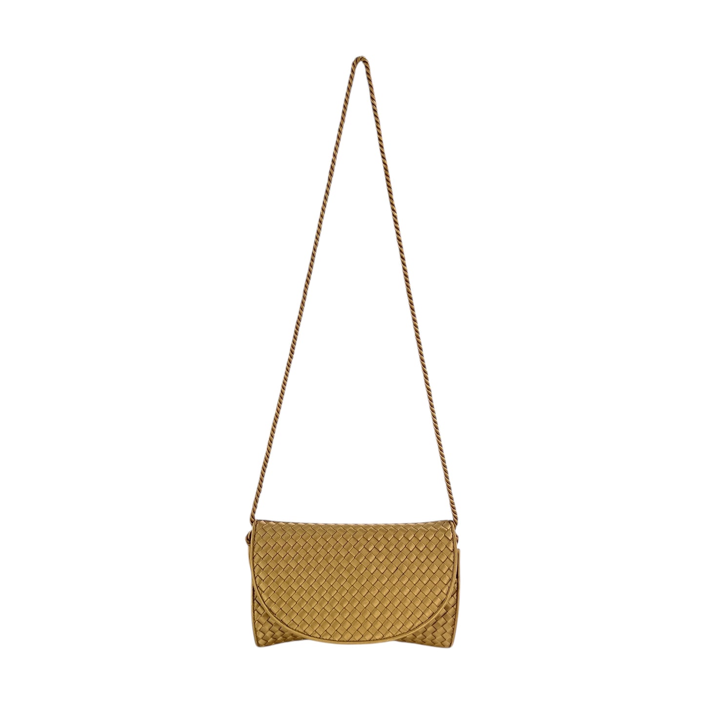 Bottega Veneta Satin Intrecciato Satin Crossbody Bag