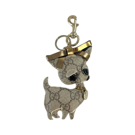 Gucci Monogram Chihuahua Bag/Key Charm